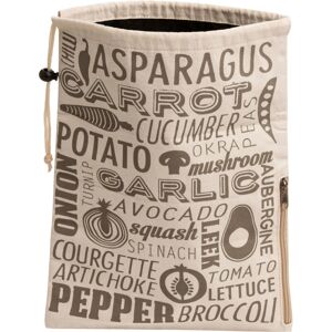Premier Housewares - Porter Grey and Natural Vegetable Bag Premier Housewares - Porter Grey and Natural Vegetable Bag