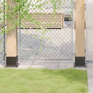 Vidaxl - Post Bases Square 12 pcs Anthracite 141x141 mm Powder-coated Steel Vidaxl - Post Bases Square 12 pcs Anthracite 141x141 mm Powder-coated Steel