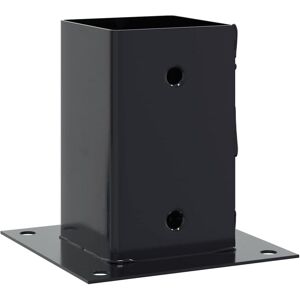 Vidaxl - Post Bases Square 12 pcs Anthracite 91x91 mm Powder-coated Steel Vidaxl - Post Bases Square 12 pcs Anthracite 91x91 mm Powder-coated Steel