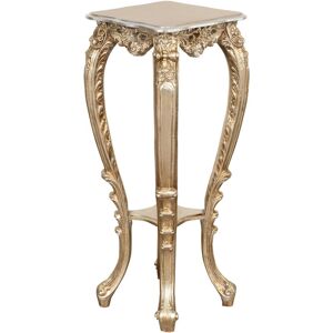 BISCOTTINI Potting Bench In Antique Silver Leaf Finish Made In Italy BISCOTTINI Potting Bench In Antique Silver Leaf Finish Made In Italy