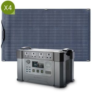 Allpowers - S2000 Pro mppt Solar Generator with 4 100W Flexible Solar Panels, 2400W 1500wh Portable Power Station, Solar Mobile Battery Pack for Allpowers - S2000 Pro mppt Solar Generator with 4 100W Flexible Solar Panels, 2400W 1500wh Portable Power Station, Solar Mobile Battery Pack for