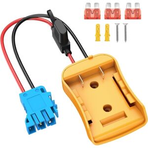 COOCHEER Power Wheels Adapter for Dewalt 20V Battery with Wire Harness Connector Compatible with 12Volt Power Wheels 12AWG Wire with 40A Fuse/For Power Wheels COOCHEER Power Wheels Adapter for Dewalt 20V Battery with Wire Harness Connector Compatible with 12Volt Power Wheels 12AWG Wire with 40A Fuse/For Power Wheels