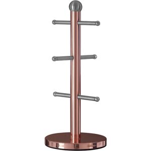 Premier Housewares - 6 Cup Copper Finish Mug Tree Premier Housewares - 6 Cup Copper Finish Mug Tree