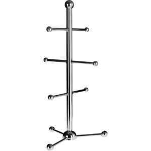 Premier Housewares - Ball Design Mug Tree 6 Cup Mug Tree With Stoppers Mug Holder Mug Stand Organiser For Kitchen Minimal Design w14 x d14 x h33cm Premier Housewares - Ball Design Mug Tree 6 Cup Mug Tree With Stoppers Mug Holder Mug Stand Organiser For Kitchen Minimal Design w14 x d14 x h33cm