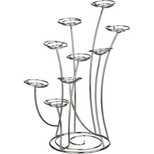 Premier Housewares - Chrome 9 Cup Cake Stand Premier Housewares - Chrome 9 Cup Cake Stand