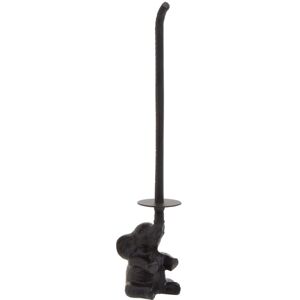 Premier Housewares - Interiors By Premier Elegant Black Elephant Toilet Roll Holder, Classic Toilet Roll Holder For Washroom, Durable Roll Holder Premier Housewares - Interiors By Premier Elegant Black Elephant Toilet Roll Holder, Classic Toilet Roll Holder For Washroom, Durable Roll Holder