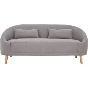 Premier Housewares - Interiors By Premier Stylish Grey Linen Sofa, Contemporary Seater Sofa For Livingroom, Comfortable Mid Century Sofa For Bedroom Premier Housewares - Interiors By Premier Stylish Grey Linen Sofa, Contemporary Seater Sofa For Livingroom, Comfortable Mid Century Sofa For Bedroom