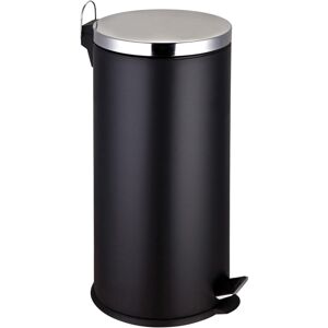 Premier Housewares - Matt Black Pedal Bin - 30Ltr Premier Housewares - Matt Black Pedal Bin - 30Ltr