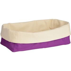 Premier Housewares - Purple and Cream Oval Bread Basket Premier Housewares - Purple and Cream Oval Bread Basket