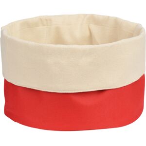 Premier Housewares - Red and Cream Folded Design Bread Basket Premier Housewares - Red and Cream Folded Design Bread Basket