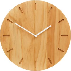 Premier Housewares Rustic Natural Wood Effect Wall Clock - Wall Clock Premier Housewares Rustic Natural Wood Effect Wall Clock - Wall Clock