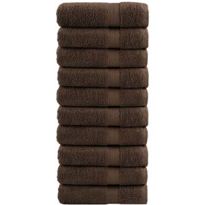 Premium Bath Towels solund 10pcs Brown 100x150cm 600gsm Vidaxl Premium Bath Towels solund 10pcs Brown 100x150cm 600gsm Vidaxl