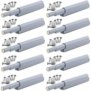 Cyslmuk - Press to Open Magnetic Latches Push-Open Magnetic Catches Opens and Closes Door with a Simple Push (10 Pieces) Cyslmuk - Press to Open Magnetic Latches Push-Open Magnetic Catches Opens and Closes Door with a Simple Push (10 Pieces)