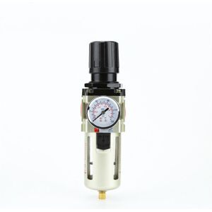 AOUGO Pressure reducer, compressed air regulator, filter and pressure gauge, 1/2 inch internal thread (G1/2). AOUGO Pressure reducer, compressed air regulator, filter and pressure gauge, 1/2 inch internal thread (G1/2).