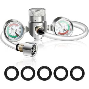 Ymyny - Pressure Regulating Valve with Adapter and Hose and Pressure Regulating Valve for 0.95L Tank 580g mumu Ymyny - Pressure Regulating Valve with Adapter and Hose and Pressure Regulating Valve for 0.95L Tank 580g mumu