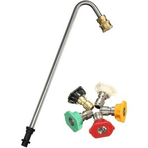 Gotrays - Pressure Washer Gutter Cleaner Rod, 35cm (13in), Pressure Washer Gutter Cleaner Rod Adapter for Karcher K2 K3 K4 K5 K6 K7 Gotrays - Pressure Washer Gutter Cleaner Rod, 35cm (13in), Pressure Washer Gutter Cleaner Rod Adapter for Karcher K2 K3 K4 K5 K6 K7