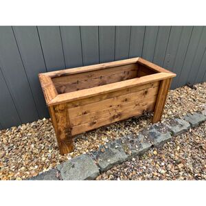 Charles Taylor Trading - Prestbury Raised Rectangular Large Trough - Timber - L41 x W83 x H42 cm Charles Taylor Trading - Prestbury Raised Rectangular Large Trough - Timber - L41 x W83 x H42 cm
