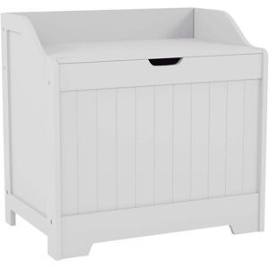 Home Discount - Priano Toy Box Storage Ottoman Bench Seat Bedroom Hallway Chest, White Home Discount - Priano Toy Box Storage Ottoman Bench Seat Bedroom Hallway Chest, White