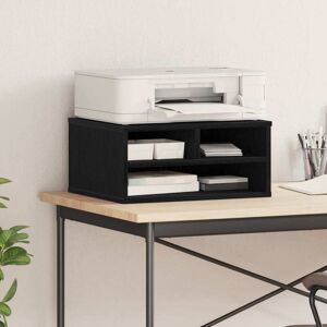 Printer Stand Black oak 49 x 40 x 22.5 cm Engineered wood vidaXL Printer Stand Black oak 49 x 40 x 22.5 cm Engineered wood vidaXL