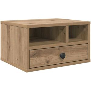 Printer Stand Artisan Oak 40 x 32 x 24 cm Engineered Wood vidaXL Printer Stand Artisan Oak 40 x 32 x 24 cm Engineered Wood vidaXL