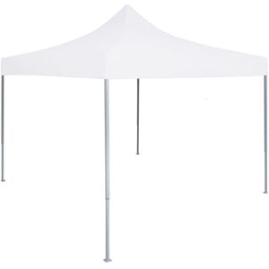 vidaXL Garden Furniture Set Professional Folding Party Tent - 3x3 m - White - Outdoor Event vidaXL Garden Furniture Set Professional Folding Party Tent - 3x3 m - White - Outdoor Event