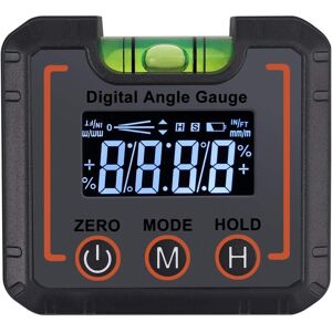 TINOR Professional lcd Digital Inclinometer, with High Precision Horizontal Bubbles, Magnetic with V-Groove, with 2 Batteries, (°degrees /% / mm/m/IN/FT) TINOR Professional lcd Digital Inclinometer, with High Precision Horizontal Bubbles, Magnetic with V-Groove, with 2 Batteries, (°degrees /% / mm/m/IN/FT)