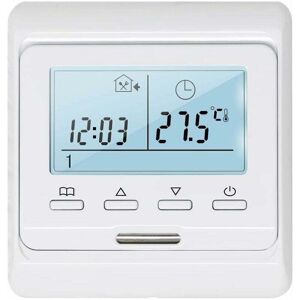 ANPVIZ Programmable room thermostat with 16A sensor for electric underfloor heating, digital thermostat for electric underfloor heating ANPVIZ Programmable room thermostat with 16A sensor for electric underfloor heating, digital thermostat for electric underfloor heating