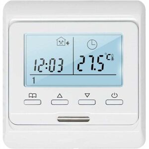 BEIJIYI Programmable Room Thermostat with 16A Sensor for Electric Underfloor Heating, Digital Thermostat for Electric Underfloor Heating BEIJIYI Programmable Room Thermostat with 16A Sensor for Electric Underfloor Heating, Digital Thermostat for Electric Underfloor Heating