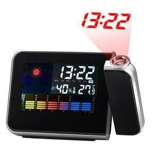 Projection alarm clock, color calendar, dimmable projector, dual alarm clock, lcd display, date, time, temperature, humidity. Ymyny Projection alarm clock, color calendar, dimmable projector, dual alarm clock, lcd display, date, time, temperature, humidity. Ymyny