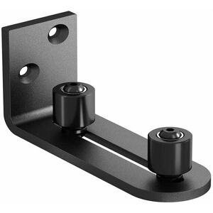 Trimec - Promotion Guide au Sol Portes Coulissantes de la Grange Montage Mural RéGlable Roulements à Billes à Guidage Noir- 120×50×60MM Trimec - Promotion Guide au Sol Portes Coulissantes de la Grange Montage Mural RéGlable Roulements à Billes à Guidage Noir- 120×50×60MM