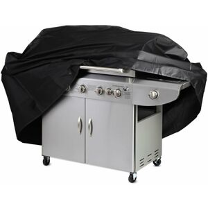 GOTRAYS Protective cover for barbecue 145 x 61 x 117 cm Black, GOTRAYS Protective cover for barbecue 145 x 61 x 117 cm Black,
