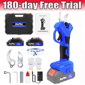 Dayplus - Pruner Shears Cordless Electric Secateurs Garden Branch Pruner 2 Batteries Dayplus - Pruner Shears Cordless Electric Secateurs Garden Branch Pruner 2 Batteries