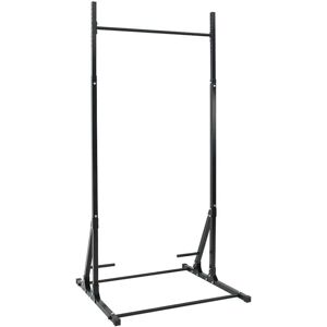 Pull-Up Bar Station Manual Black 101 x 102 x 235 cm Vidaxl Pull-Up Bar Station Manual Black 101 x 102 x 235 cm Vidaxl
