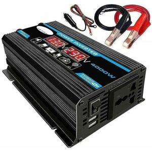 YMYNY Pure Sine Wave Inverter 12V 220V 4000W with Pure Sine Wave Inverter, Transformer equipped with eu Plug, usb Port, Type-C Port and lcd Display. mumu YMYNY Pure Sine Wave Inverter 12V 220V 4000W with Pure Sine Wave Inverter, Transformer equipped with eu Plug, usb Port, Type-C Port and lcd Display. mumu