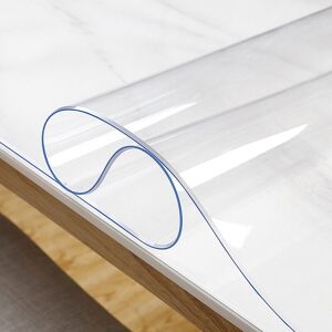 PVC Table Cloth 150x100cm Clear Carpet Protector Floor Mat Transparent Waterproof Table Protector 1.5mm Thick Wipeable Anti Slip Mat Desk Protector PVC Table Cloth 150x100cm Clear Carpet Protector Floor Mat Transparent Waterproof Table Protector 1.5mm Thick Wipeable Anti Slip Mat Desk Protector