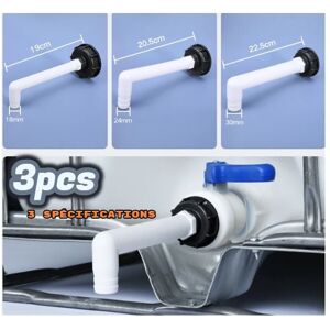 COOCHEER Vine Thread Adapter for IBC Tanks, Easy to Use Garden Irrigation Connector (18/24/32mm), Pack of 3 COOCHEER Vine Thread Adapter for IBC Tanks, Easy to Use Garden Irrigation Connector (18/24/32mm), Pack of 3