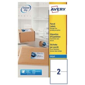 J8168-25 Quickdry Inkjet Label 2TV (Pack-25) - Avery J8168-25 Quickdry Inkjet Label 2TV (Pack-25) - Avery