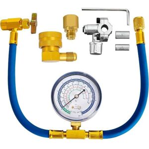 YMYNY R134a Refrigerant Charging Hose with BPV31 Piercing Valve for Refrigerator - Tap Piercing Valve Kits with Gauge, R134a to R-12/R-22 Can for YMYNY R134a Refrigerant Charging Hose with BPV31 Piercing Valve for Refrigerator - Tap Piercing Valve Kits with Gauge, R134a to R-12/R-22 Can for