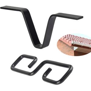 Csparkv - Rain chain hooks, for gutter downspout outlets, V-mount rain chain clips, for gutters rain chain anchors Csparkv - Rain chain hooks, for gutter downspout outlets, V-mount rain chain clips, for gutters rain chain anchors