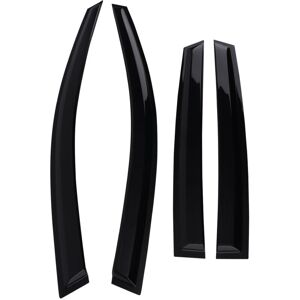 MAXPEEDINGRODS Rain Guard Shields for VW POLO MK5 09-17 Outside Mount Black Window Guards 4PC MAXPEEDINGRODS Rain Guard Shields for VW POLO MK5 09-17 Outside Mount Black Window Guards 4PC