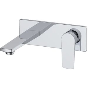 Rak Ceramics - rak Blade Wall Mounted Basin Mixer Tap with Back Plate - RAKBLD3007 Rak Ceramics - rak Blade Wall Mounted Basin Mixer Tap with Back Plate - RAKBLD3007