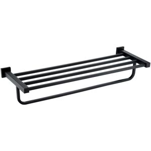 Rak Ceramics - rak Cubis Black Towel Shelf - RAKCUB9914B Rak Ceramics - rak Cubis Black Towel Shelf - RAKCUB9914B
