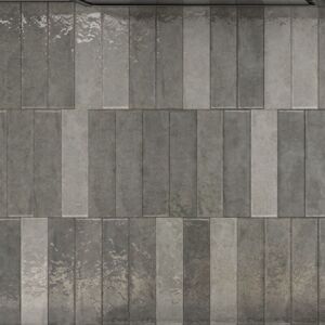 Rak Ceramics - rak Marakkesh Dark Grey Gloss 6.5cm x 26cm Ceramic Wall Tile - A42WMRKS-DKG.G6X0U Rak Ceramics - rak Marakkesh Dark Grey Gloss 6.5cm x 26cm Ceramic Wall Tile - A42WMRKS-DKG.G6X0U