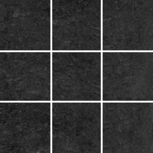 Rak Ceramics - rak Lounge Black Unpolished 30cm x 30cm Sheet 10cm x 10cm Squares Porcelain Mosaic Tile - AM-GPD-57UP10/10 Rak Ceramics - rak Lounge Black Unpolished 30cm x 30cm Sheet 10cm x 10cm Squares Porcelain Mosaic Tile - AM-GPD-57UP10/10