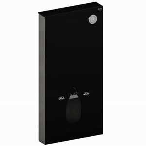 RAK CERAMICS Rak Obelisk Black Cistern Cabinet for Wall Hung Toilet Pan - FS04RAKCABBLK RAK CERAMICS Rak Obelisk Black Cistern Cabinet for Wall Hung Toilet Pan - FS04RAKCABBLK