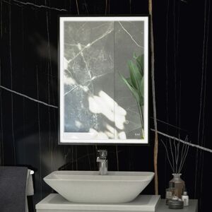 Rak Ceramics - rak Picture Matt Black 600mm x 800mm Square Illuminated led Mirror - RAKPICSQMB5002 Rak Ceramics - rak Picture Matt Black 600mm x 800mm Square Illuminated led Mirror - RAKPICSQMB5002