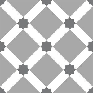 Rak Ceramics - rak Symphony Ornamental Grey Matt 20cm x 20cm Porcelain Wall and Floor Tile - EBDJ102 Rak Ceramics - rak Symphony Ornamental Grey Matt 20cm x 20cm Porcelain Wall and Floor Tile - EBDJ102