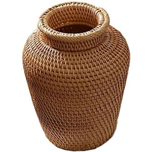 Tlily - Rattan Woven Vase Art Fashion Tabletop Decoration Plants Flower Pot Faddish for Home Decor Tlily - Rattan Woven Vase Art Fashion Tabletop Decoration Plants Flower Pot Faddish for Home Decor