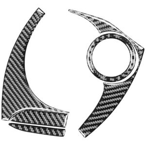 Tlily - Real Carbon Fiber for CX9 -9 2016-2022 Dashboard Panel Engine Start Stop Button Frame Trim Interior Accessories Tlily - Real Carbon Fiber for CX9 -9 2016-2022 Dashboard Panel Engine Start Stop Button Frame Trim Interior Accessories