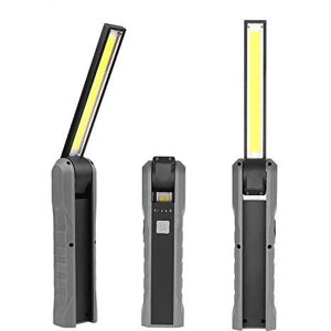 AOUGO Rechargeable led Torch, cob Rechargeable led Work Light Torch Flashlight with Magnetic Base 3 Modes 210 Degree Foldable for Camping, Auto Repair, AOUGO Rechargeable led Torch, cob Rechargeable led Work Light Torch Flashlight with Magnetic Base 3 Modes 210 Degree Foldable for Camping, Auto Repair,
